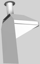 Vent-A-Hood® A Series 30" White Retro Style Wall Mounted Range Hood-3
