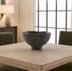 Uttermost® Komorebi Matte Black Indoor-Outdoor Ceramic Bowl-2