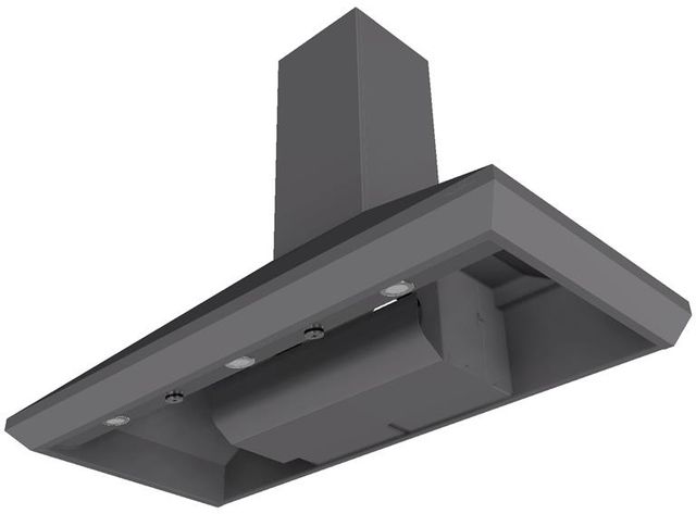 Vent-A-Hood® 48" Gunsmoke Euro Style Wall Mounted Range Hood-3