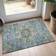 Dalyn™ Rug Company Silk Road SR6 Aqua 5'x8' Area Rug-5