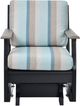 Nature's Best Furniture Customizable Fabric/Polyethylene Outdoor Glider Chair-1