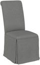 Coaster® Shawna Gray Upholstered Skirted Dining Chair-0