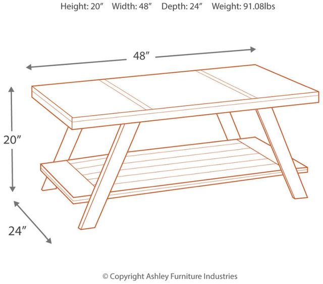 Signature Design by Ashley® Bellenteen 3-Piece Brown/Silver Occasional Table Set-3