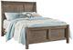 Vaughan-Bassett Centennial Solids Chestnut Creek Pewter King Sleigh Bed-0