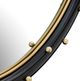 Uttermost® Helia Antique Gold/Matte Black Round Mirror-4