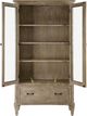 Bibliothèque avec portes de Magnussen Home® Lancaster - Gris queue d'aronde-1