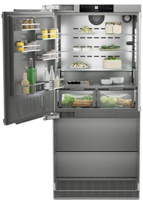 Liebherr 36" 18.9 Cu. Ft. Panel Ready Built-In Bottom Freezer Refrigerator-2