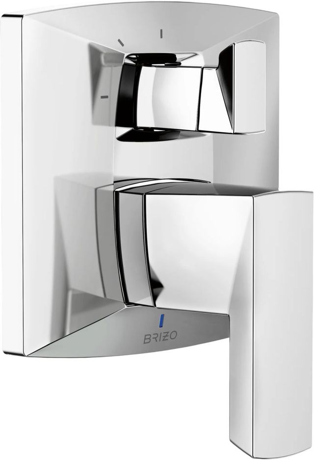 Brizo Vettis® Polished Chrome Pressure Balance Valve with Integrated 3-Function Diverter Trim-0