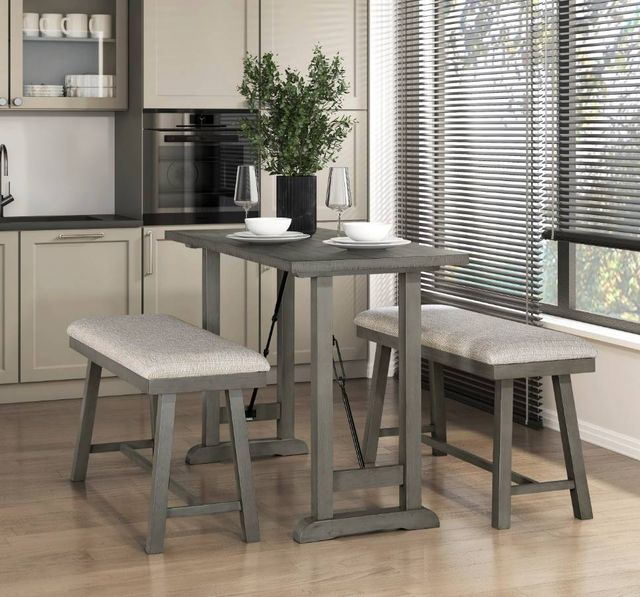Homelegance® Auburndale Light Gray Counter Height Table-1