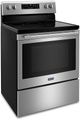 Maytag® 30" Fingerprint Resistant Stainless Steel Freestanding Electric Range with Air Fryer-1