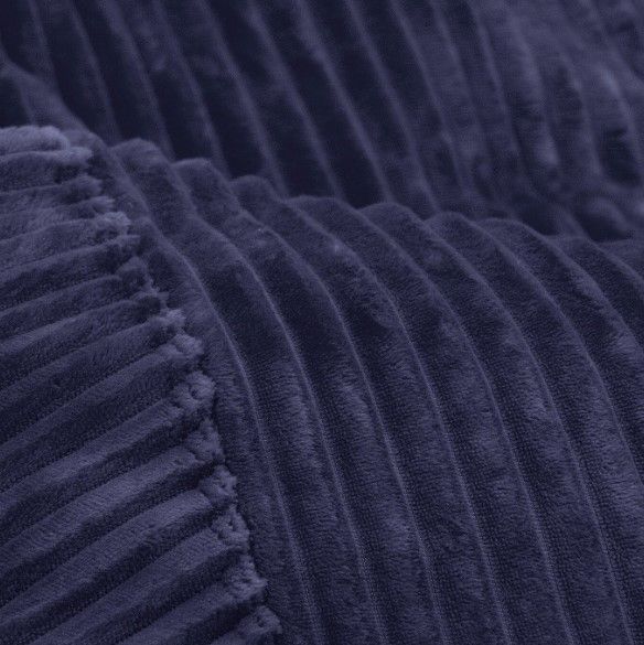 CordaRoy's® Indigo Plush Corduroy King Bean Bag Cover-1