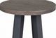 Sunny Designs™ Rowan Brown Round Chairside Table Black Base-2