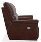 La-Z-Boy® Norris Chestnut Leather Power Reclining Sofa with Headrest-2