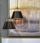 YHD Studio Black/Soft Gold 1-Light Pendant Lighting-1