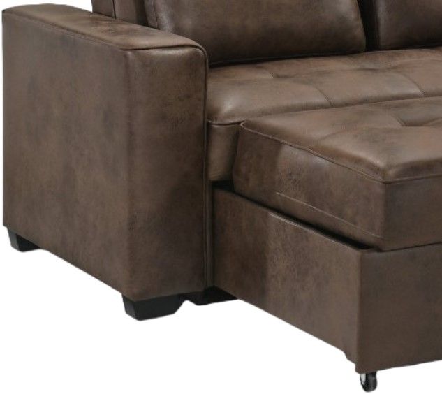 Night & Day Furniture™ Brooklyn Walnut Twin Sofa Sleeper-1