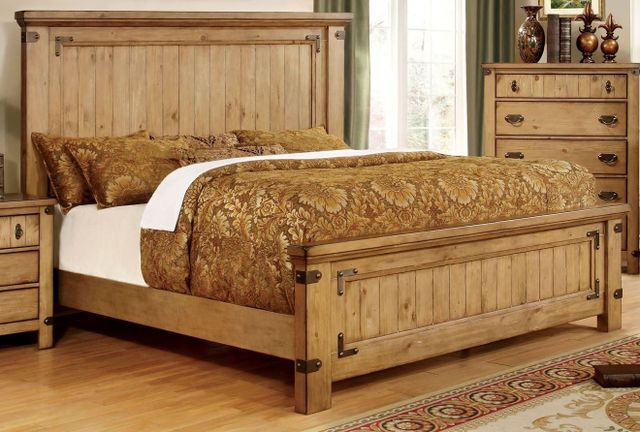 Furniture of America® Pioneer Eastern King Bed-0