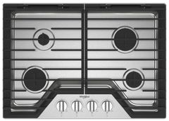Whirlpool® 30" Stainless Steel Gas Cooktop