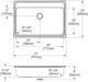Elkay Lustertone® Classic Lustrous Satin 31" x 22" x 6-1/2" 2-Hole Single Bowl Drop-In ADA Sink with Perfect Drain®-1