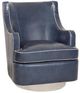 Fairfield® Customizable Libby Langdon Trident Swivel Chair with Nickel Base-0