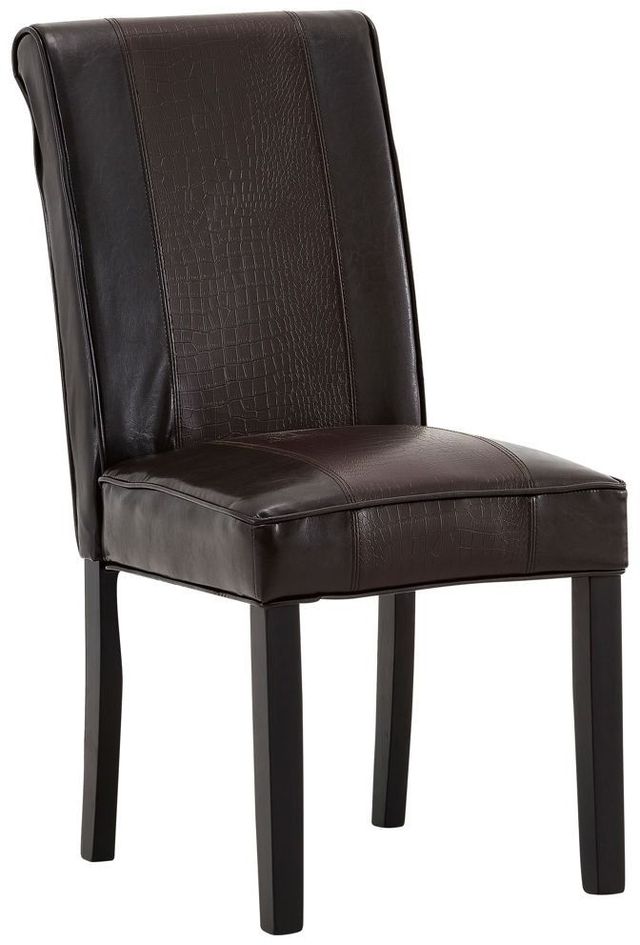 Mazin Furniture Algarve Dark Brown Side Dining Chair-0