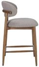 Moe's Home Collection Ellie Light Brown Counter Stool-2