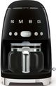 Smeg 50's Style Black Countertop Coffee Maker-1