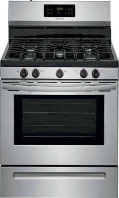 Frigidaire® 30" Stainless Steel Freestanding Gas Range