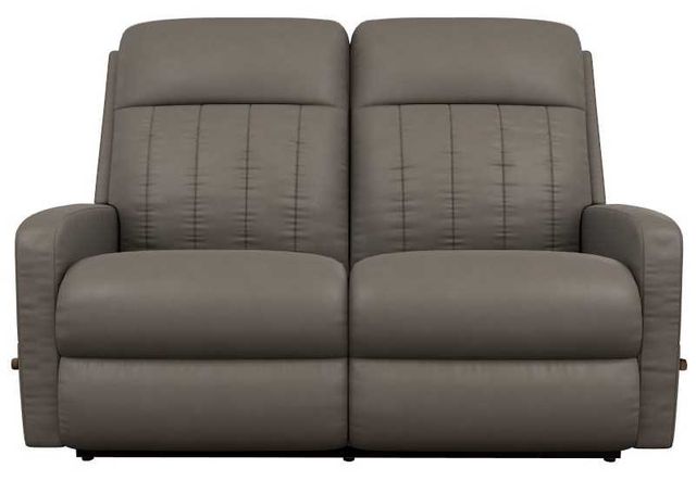 La-Z-Boy® Finley Otter Leather Manual Wall Reclining Loveseat-1