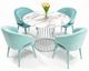 VIG Furniture Modrest Holly Silver/White Dining Table-1
