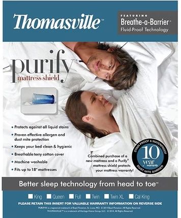 Boyd Sleep Thomasville® Purify Twin Mattress Protector-0