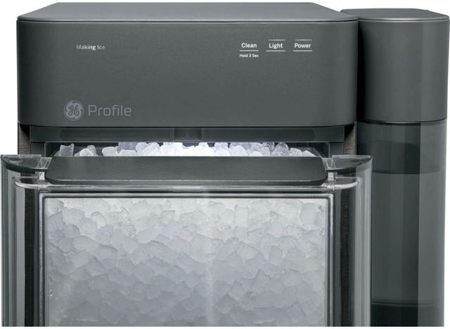GE Profile™ Opal™ 14" 38 lb. Black Stainless Ice Maker-5