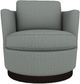 Best® Home Furnishings Customizable Tina Fabric Swivel Chair with Espresso Base-1
