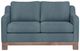 International Furniture Direct Samba Blue Loveseat-1