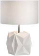 Crestview Collection Ryker White Plaster Table Lamp-4