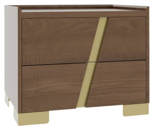 Country View Woodworking Verrado 28" Metal Legs Nightstand-0