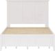 Modus Furniture Grace Snowfall White California King Platform Storage Bed-4