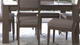 Tomali Ardoise Rectangular Dining Table with Two Extension Leaves-0
