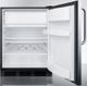 Summit® 24" 5.1 Cu. Ft. Stainless Steel Compact Refrigerator-2