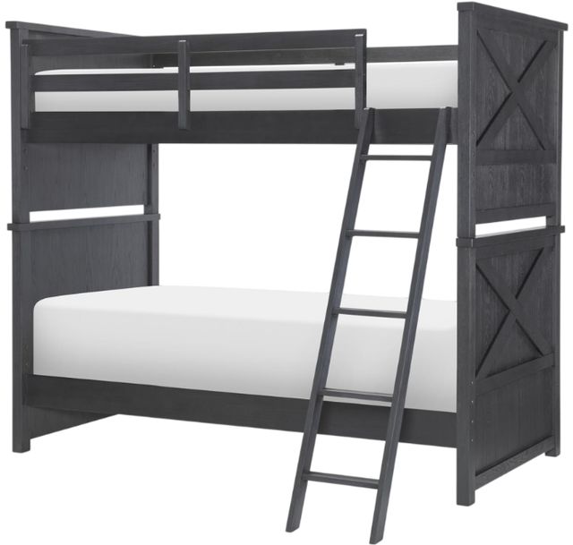 Legacy Kids Teen Flatiron Midnight Youth Twin Over Twin Bunk Bed-0