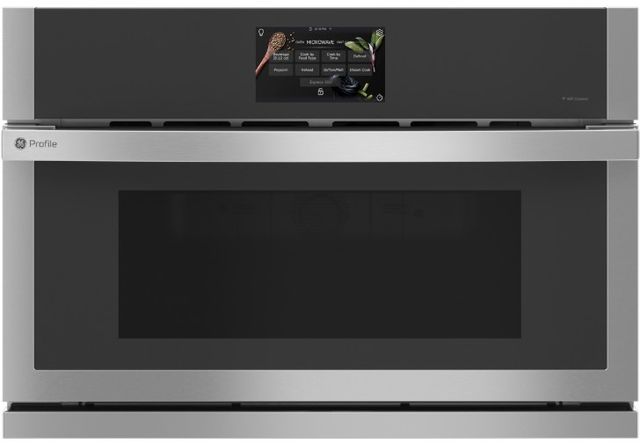 GE Profile™ 1.7 Cu. Ft. Stainless Steel Built In Microwave Oven with Convection-0