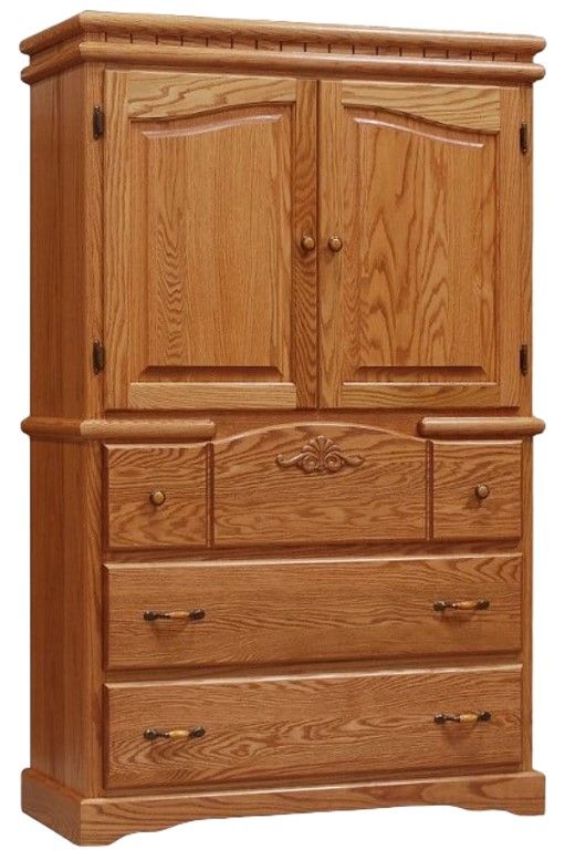 Wolfcraft Furniture Vintage Brown Armoire-0