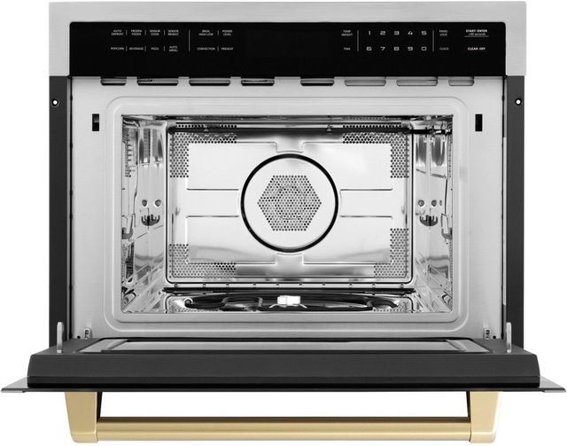 ZLINE Autograph Edition 24" 1.6 Cu. Ft. Stainless Steel Electric Speed Oven-1