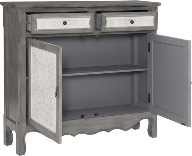 Powell® Antique Grey/White Console-2