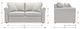 La-Z-Boy® Leah Fog Full Sleep Sofa-2