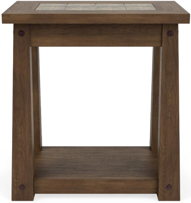 Riverside Furniture Lakepoint Oxford Oak Chairside Table-2