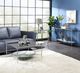 ACME Furniture Adelrik Glass End Table with Chrome Base-3
