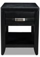 Rustique Black End Table-0