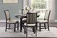 Homelegance® Asher Antique Black Round Dining Table-1