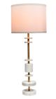 A & B Home White 13" Table Lamp-2