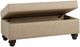 Smith Brothers Customizable 901 Storage Ottoman with Turned Leg-1